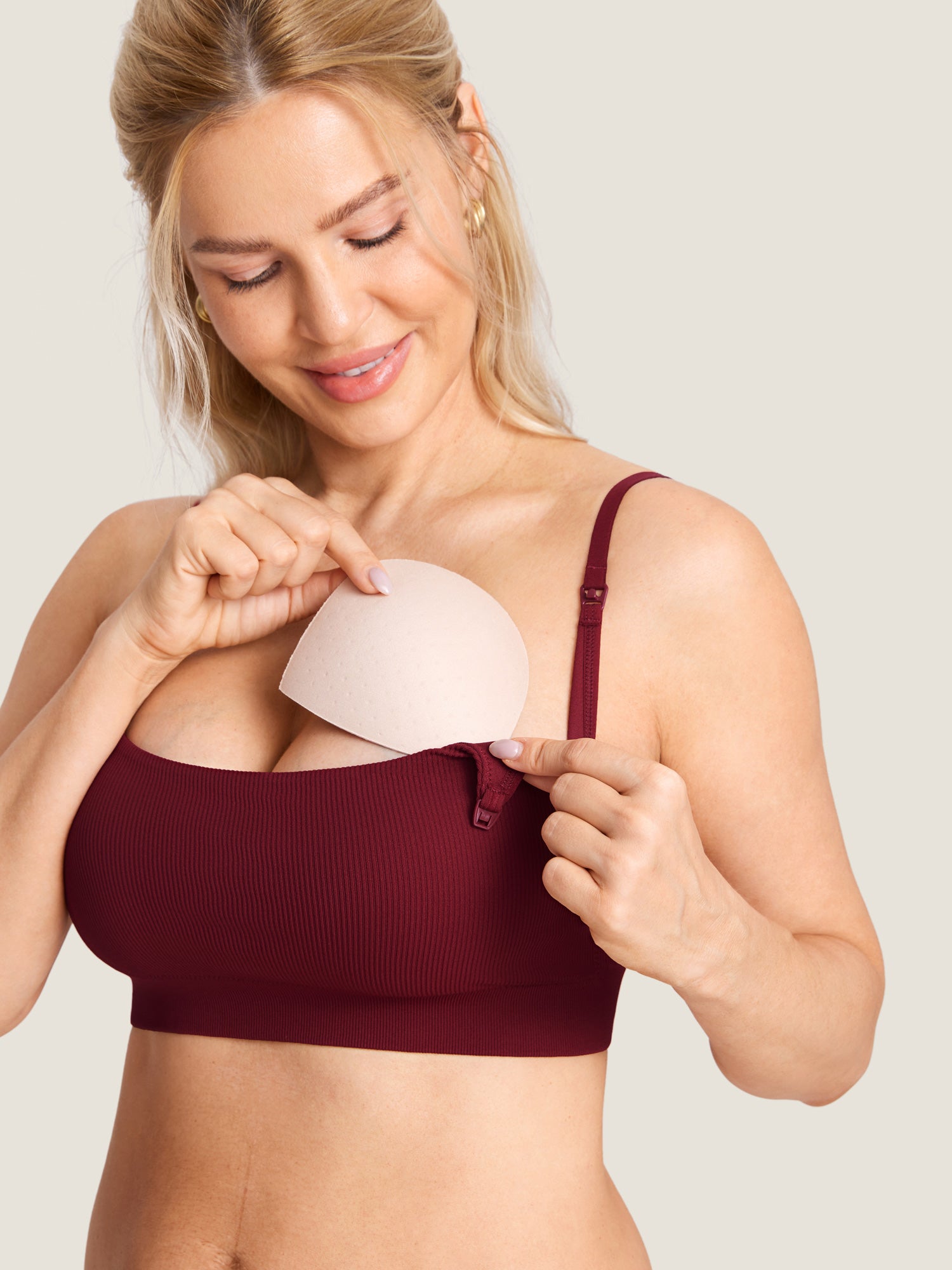 Ribbed Scoop Nursing Bralette Andorra