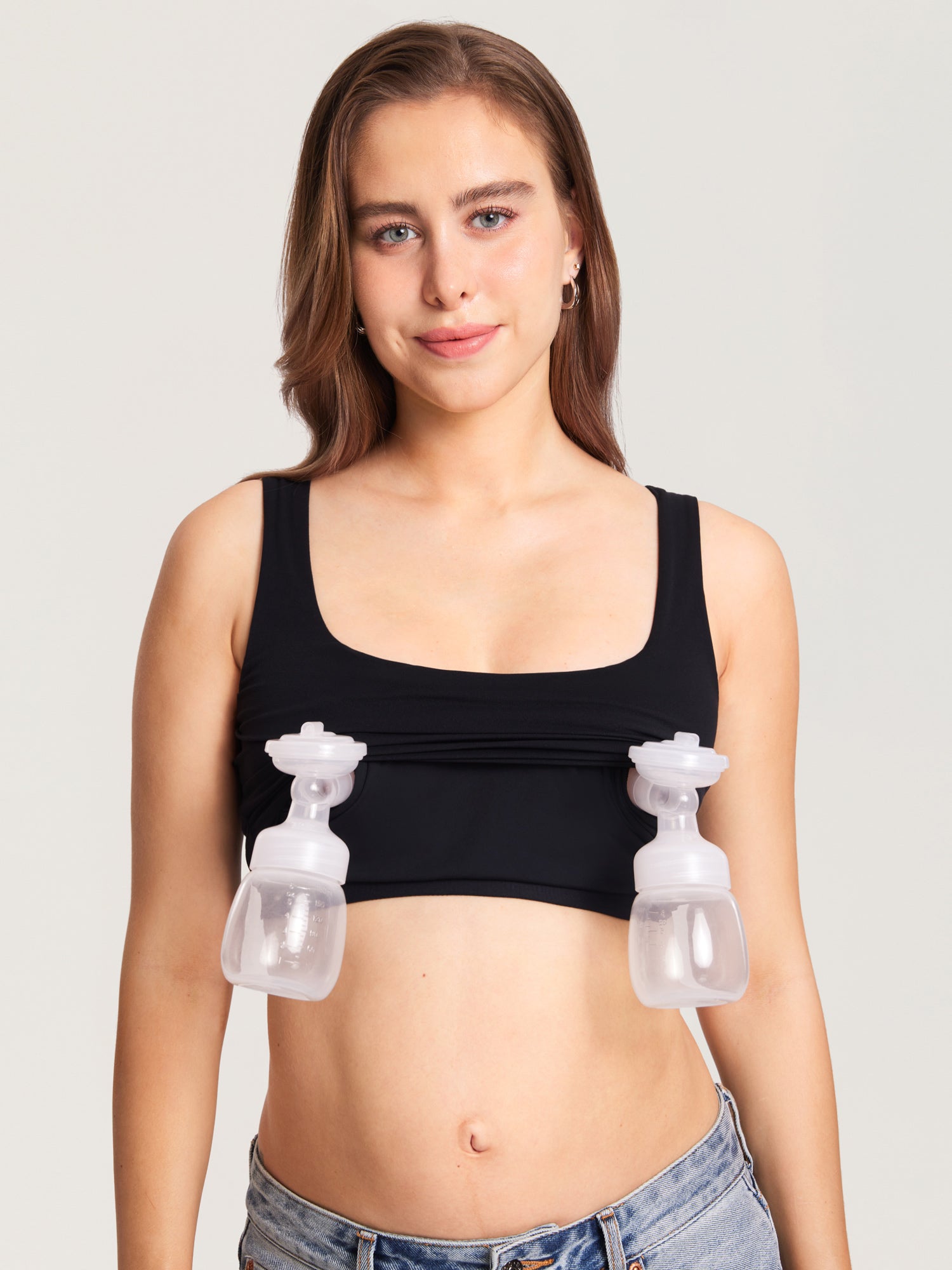 Natrelax® Pumping Crop Tank Top Black