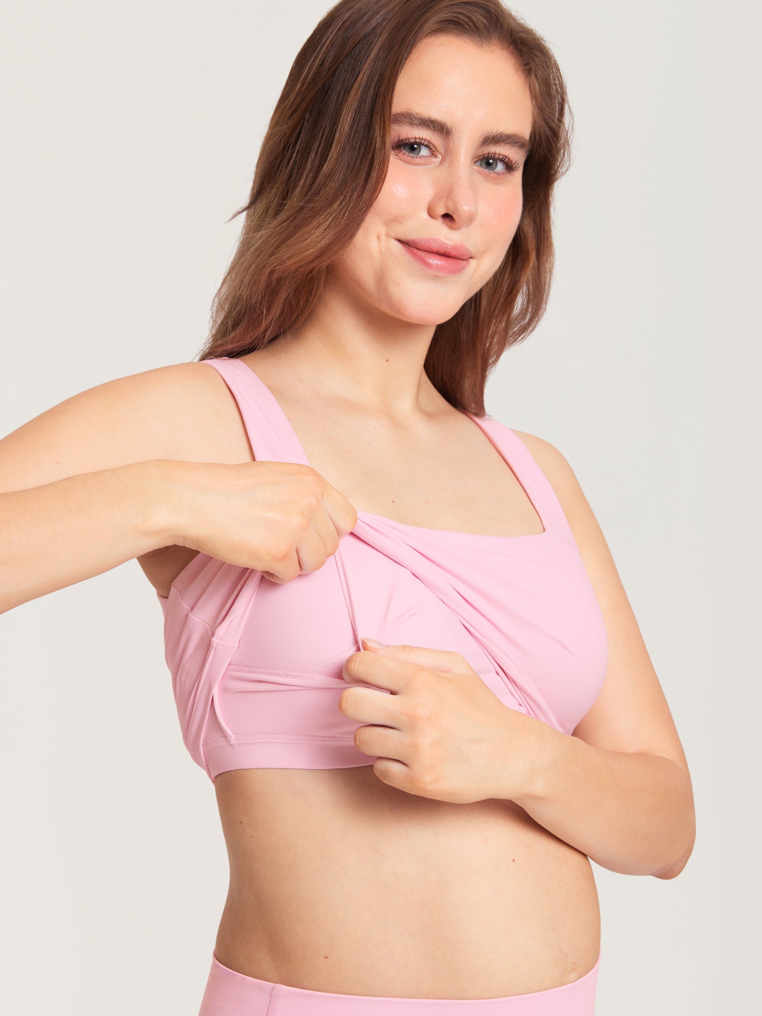 Natrelax® Pumping Crop Tank Top Sweet Pink
