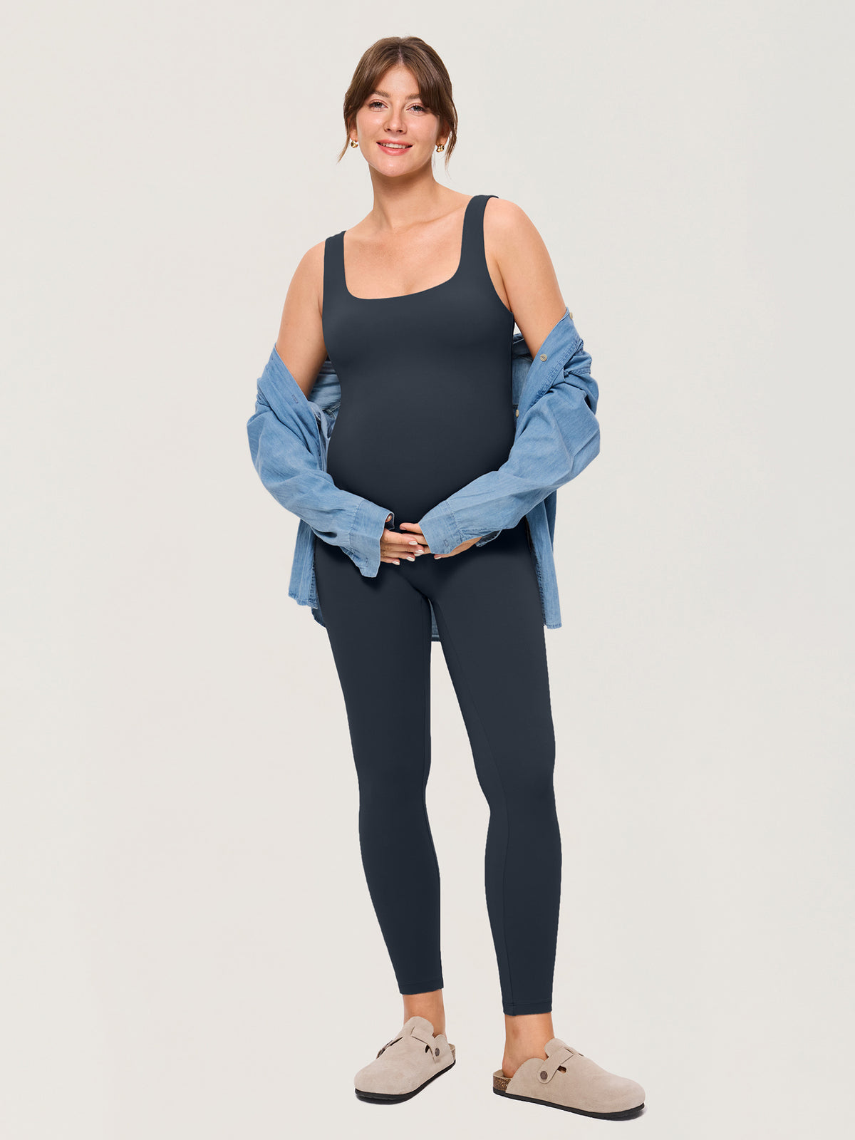 Natrelax® Maternity Jumpsuit 28" True Navy