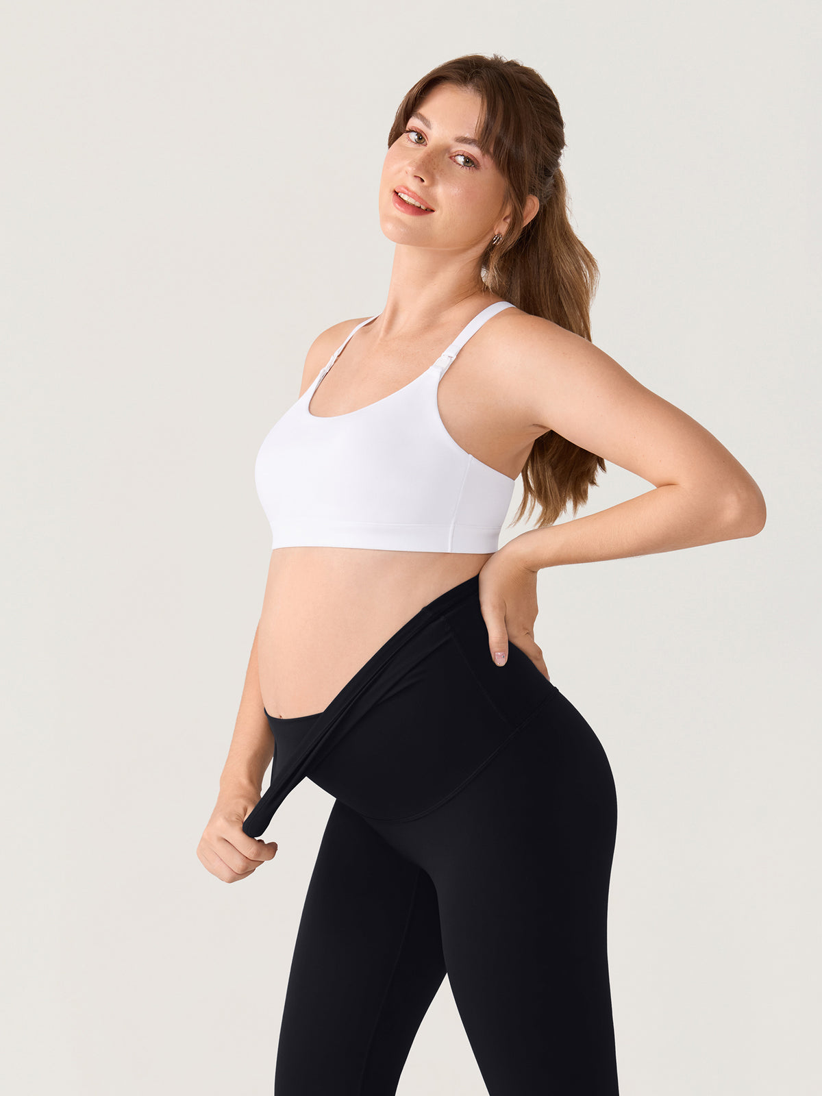 Natrelax® No Front Seam Maternity Flare Leggings 33.5"