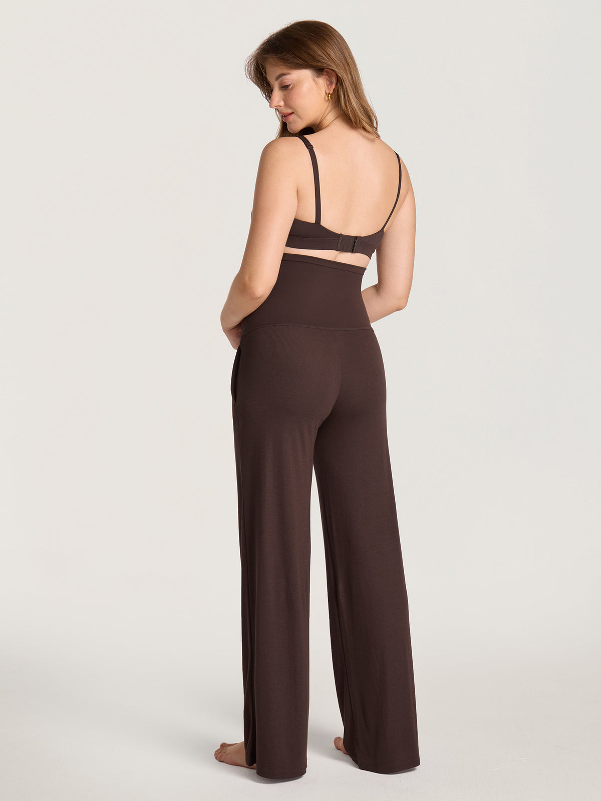 Ribbed Modal Maternity Lounge Pants 30"