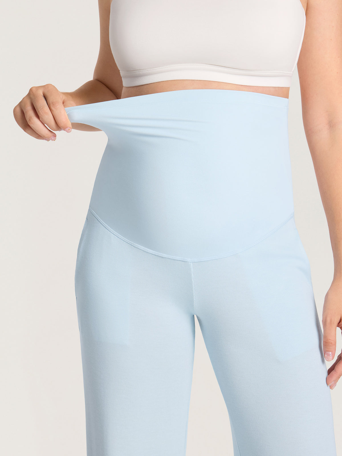 Ribbed Modal Maternity Lounge Pants 30"