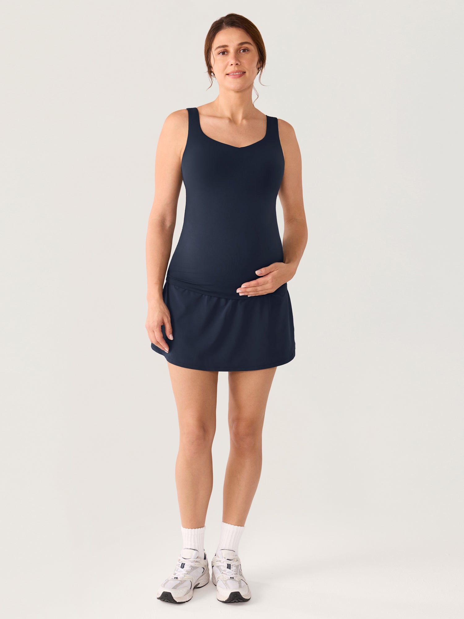 Bloomove™ A Line Maternity Tennis Skirts Twilight Blue