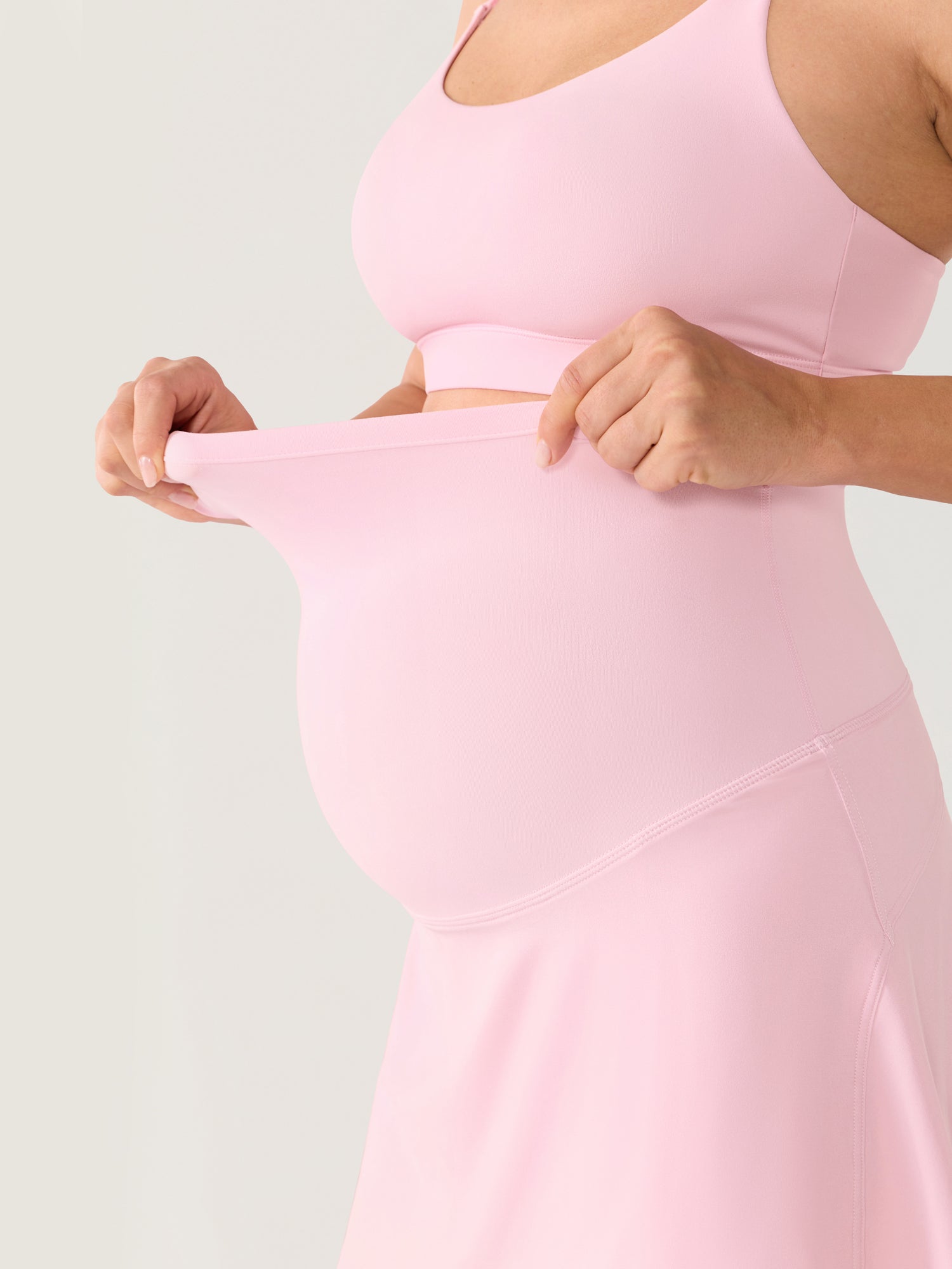 Bloomove™ A Line Maternity Tennis Skirts Sweet Pink