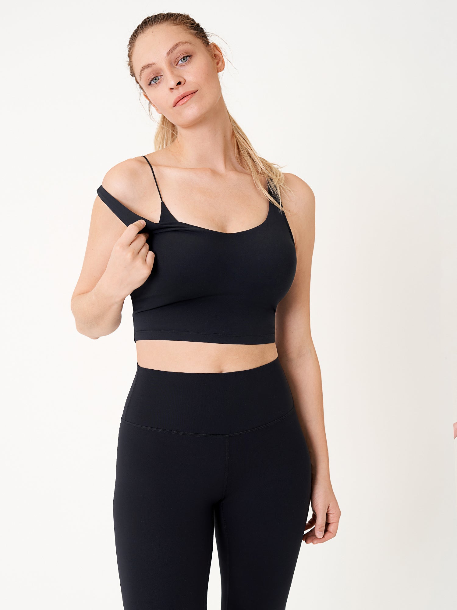 Natrelax® Nursing Crop Tank Top Black