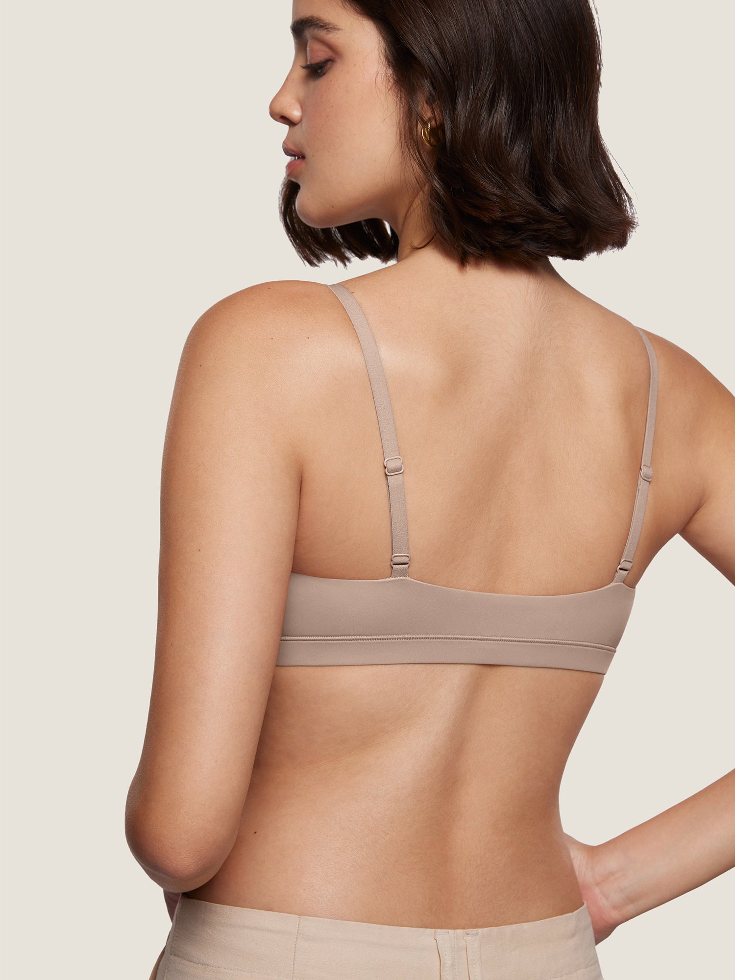 Inbarely® Scoop Everyday Bralette Rose Gray