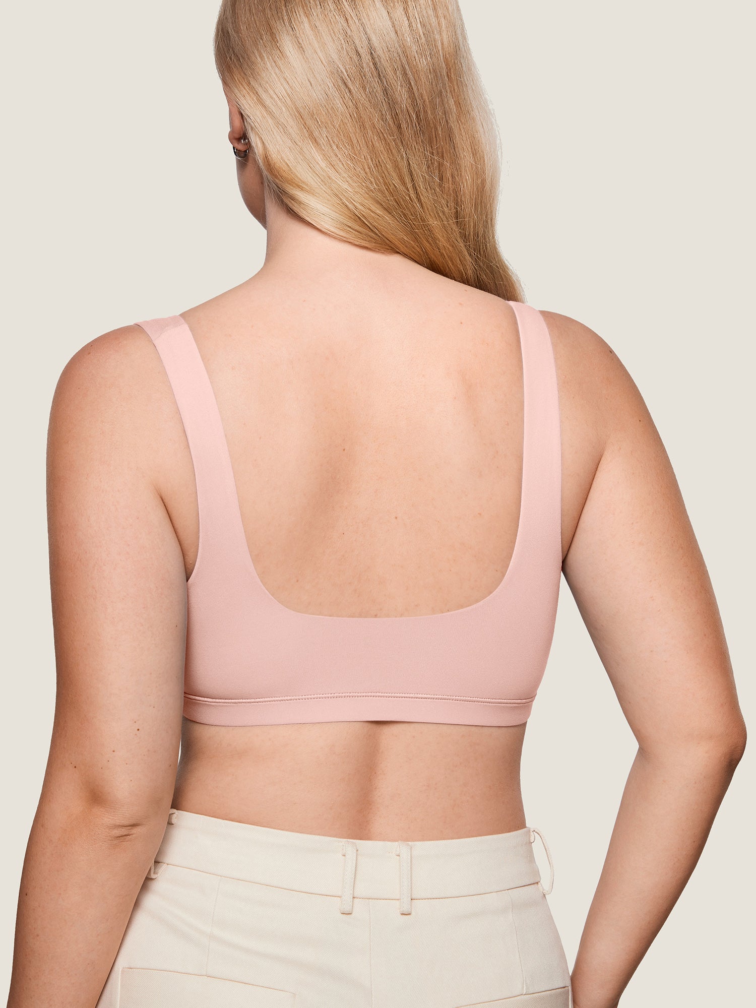 Inbarely® Soft Seamless Everyday Bralette Blush Pink