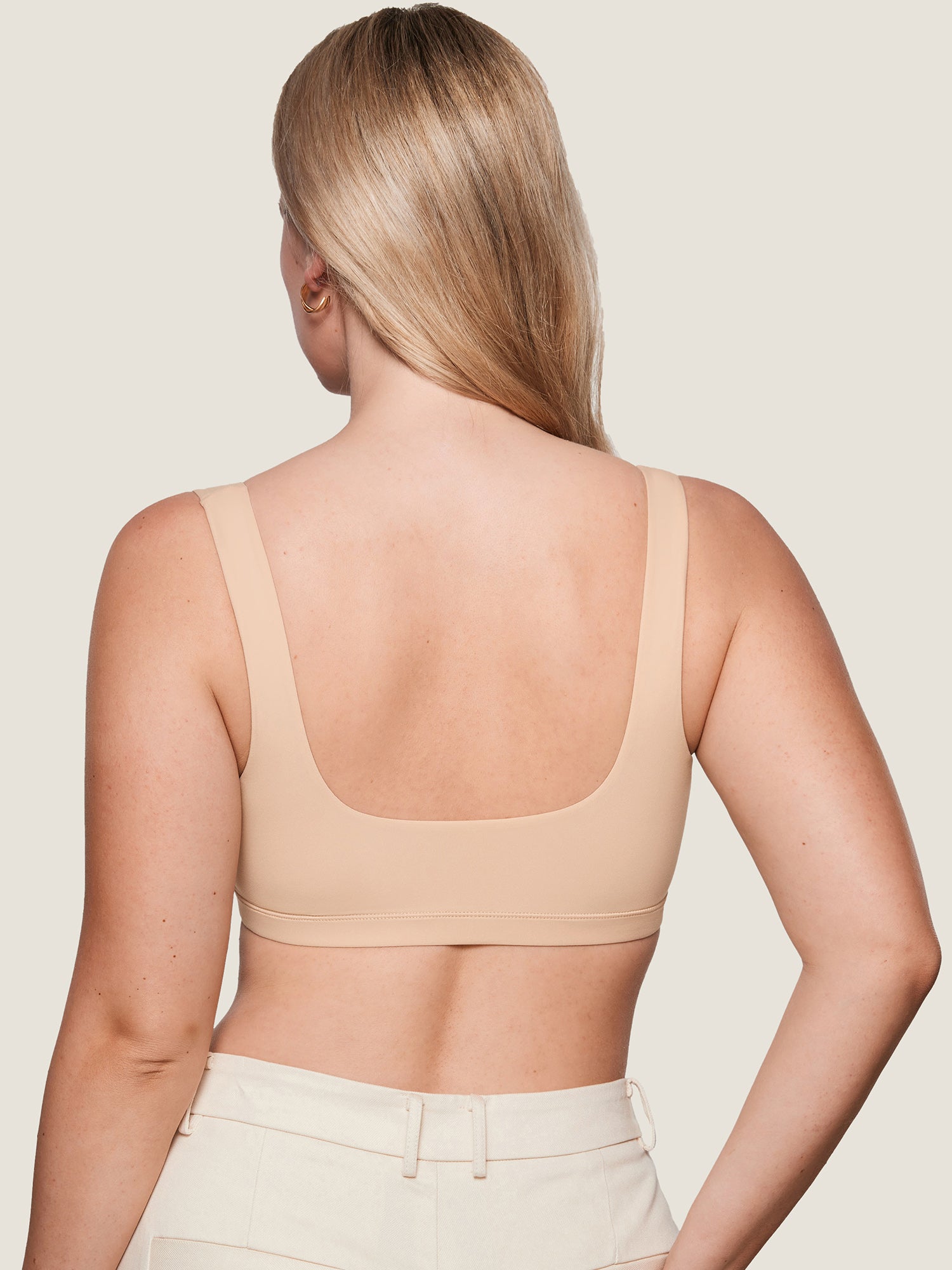 Inbarely® Soft Seamless Everyday Bralette Beige