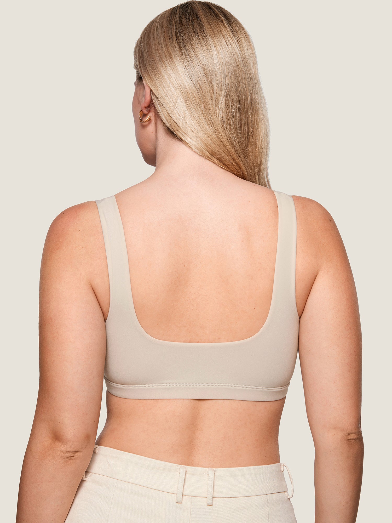 Inbarely® Soft Seamless Everyday Bralette Flax Beige