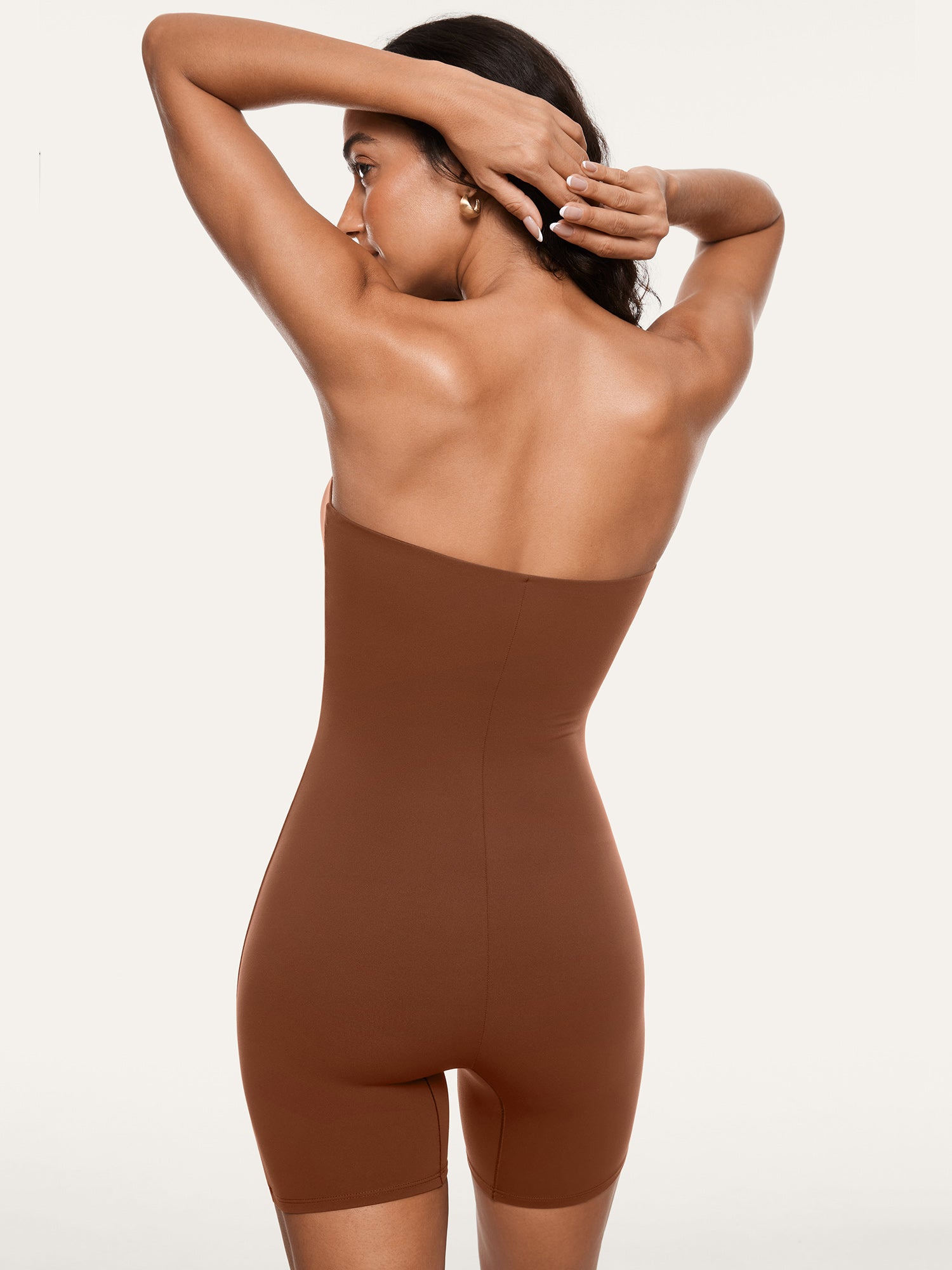 Natrelax® Strapless Romper Croissant Brown