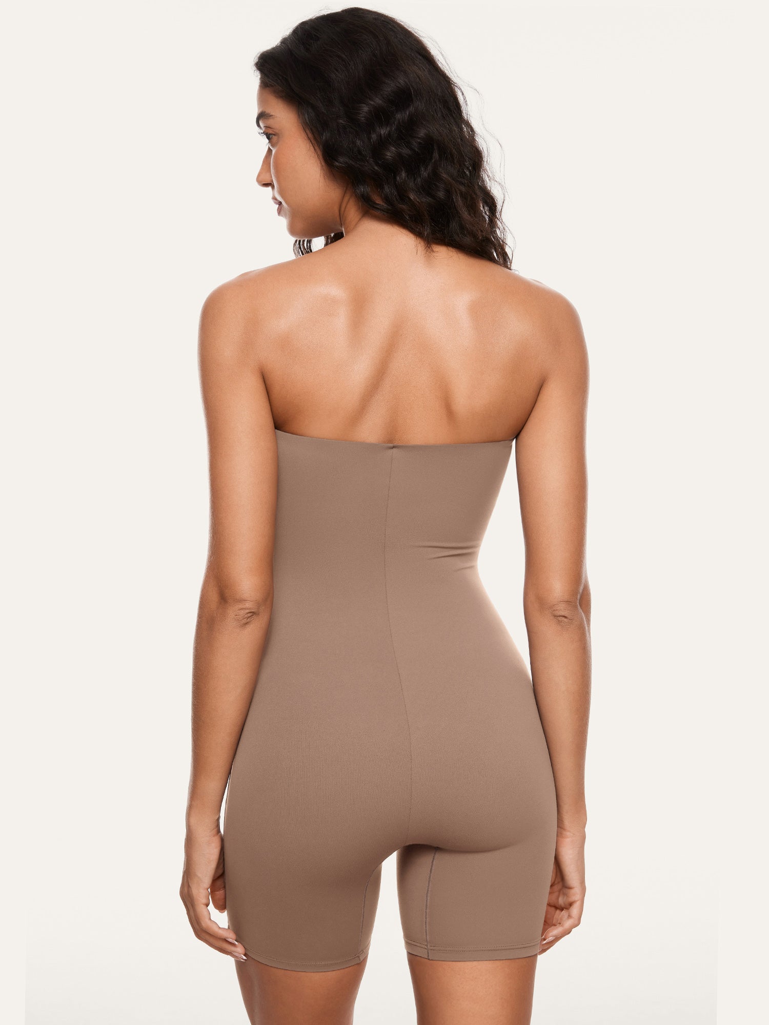 Natrelax® Strapless Romper Latte Coffee