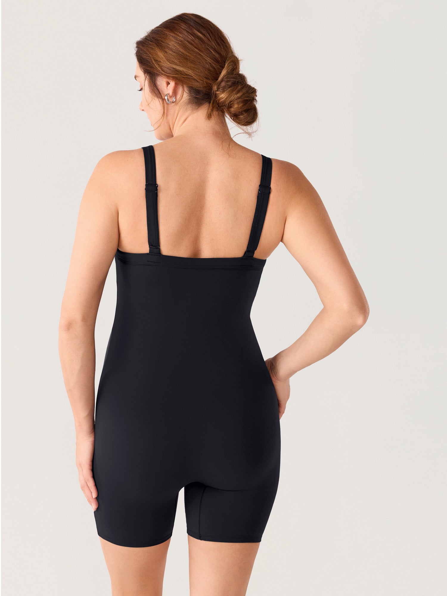 Natrelax® Maternity Cami Romper - Built-in Pads Black