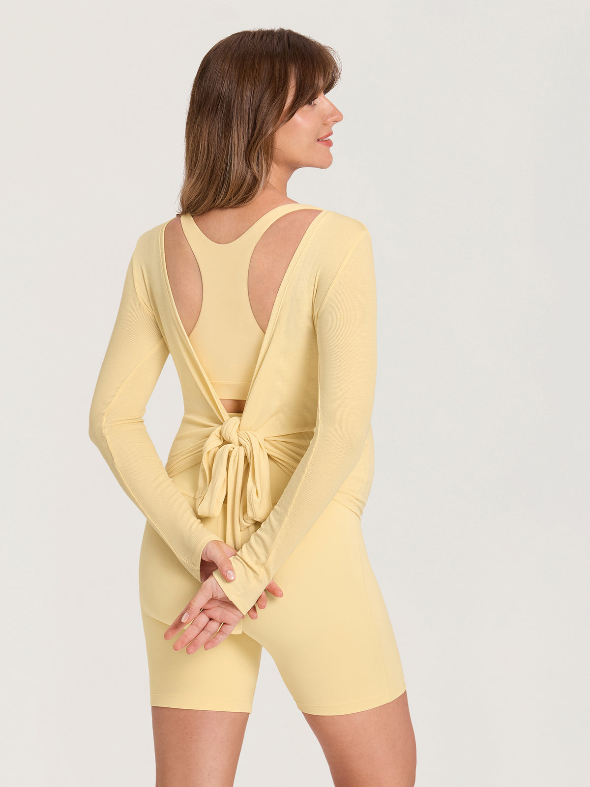Modal Rib Knit Maternity Ballet Wrap Top