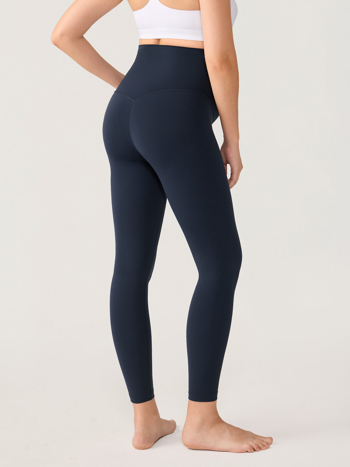 Natrelax® No Front Seam Maternity Leggings 28" Twilight Blue