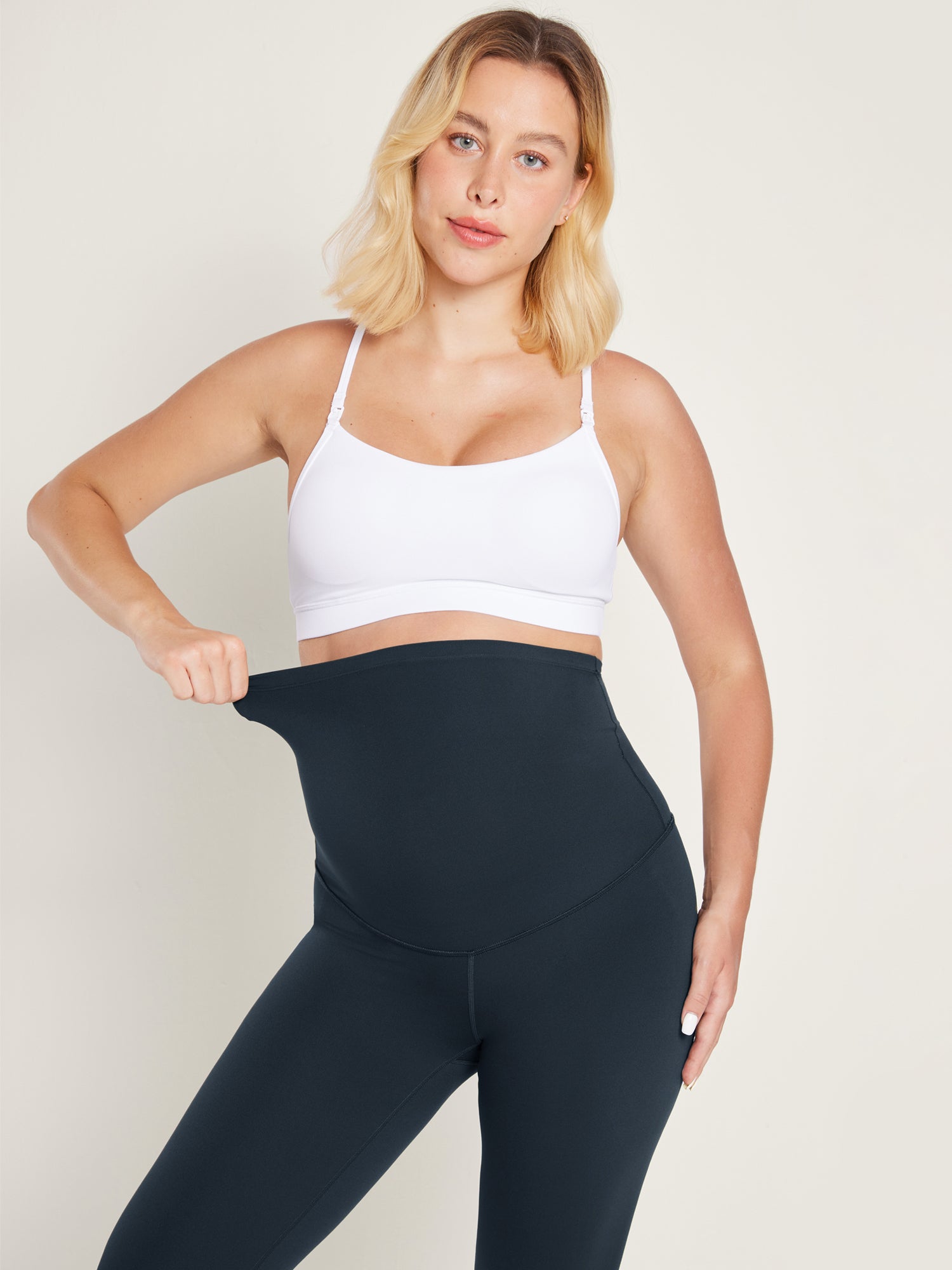 Natrelax™️ Maternity Leggings 28" - Super High Waist True Navy