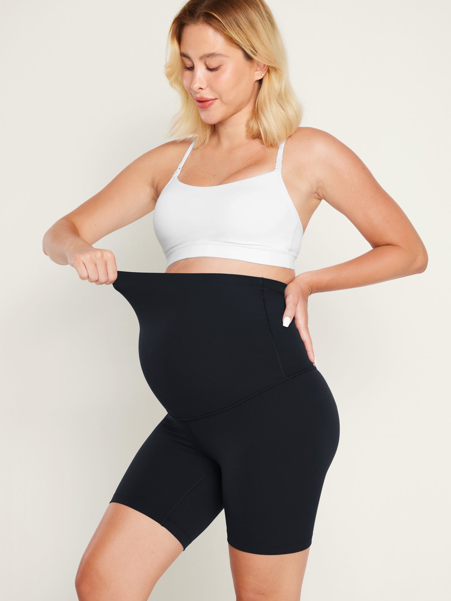 Natrelax® Maternity Leggings 6" - Super High Waist Black